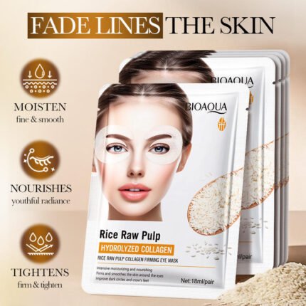BIOAOUA Rice Pulp Collagen Firming Eye Mask 18ml