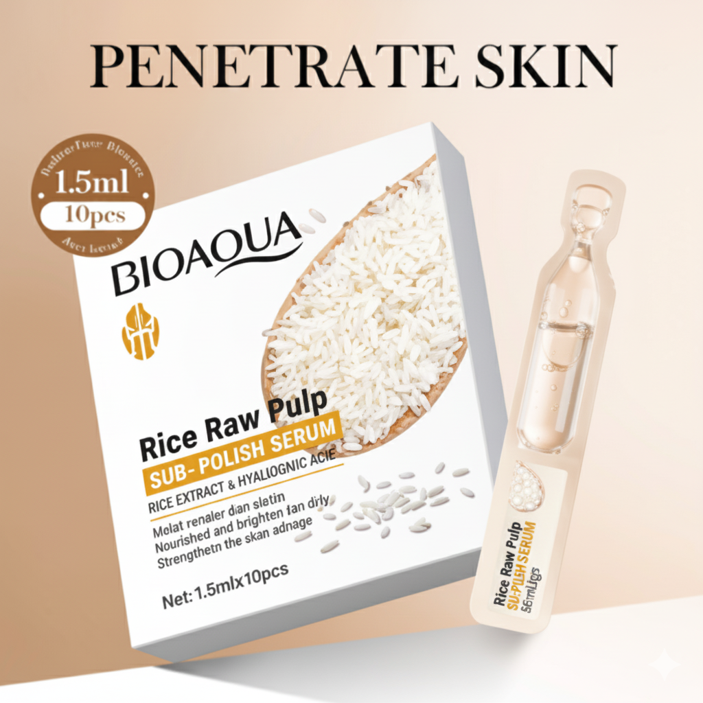 BIOAOUA Rice Pulp Hyaluronic Acid Ampoules 1.9ml x 10pcs