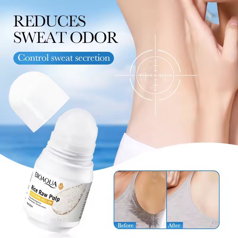 BIOAOUA Rice Pulp Roll-on Deodorant 50ml (1)
