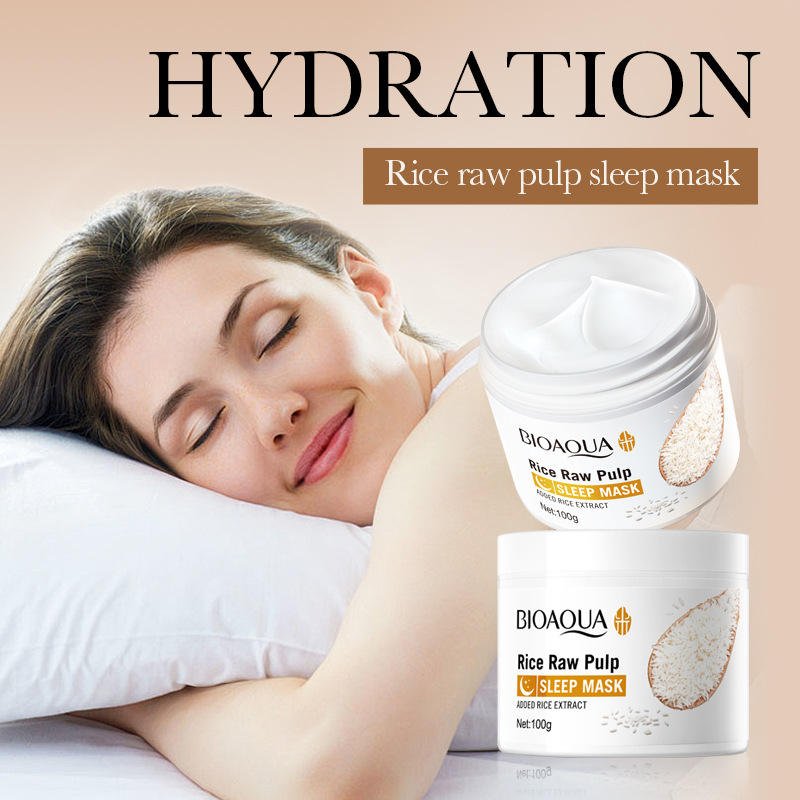 BIOAOUA Rice Pulp Sleeping Mask 100g (2)