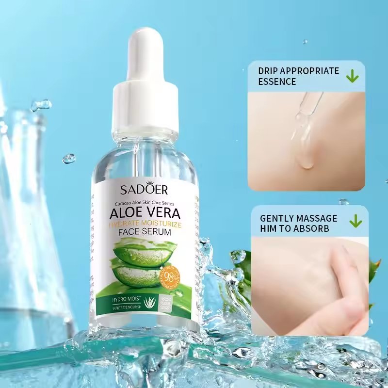 SADOER Aloe Vera Hydrating and Moisturizing Essence 30ml (4)