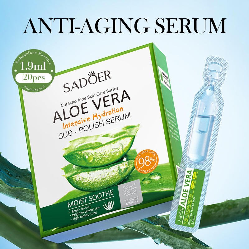 SADOER Aloe Vera Hydrating and Nourishing Ampoules 1.9ml x 20pcs (1)