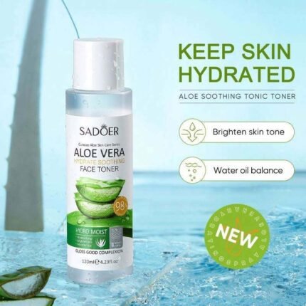 SADOER Aloe Vera Hydrating and Soothing Toner 120ml