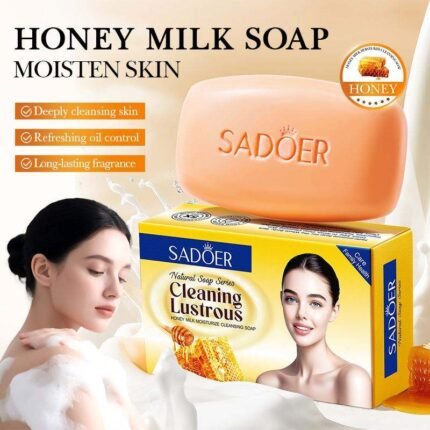 SADOER Honey Milk Moisturizing Cleansing Soap 100g