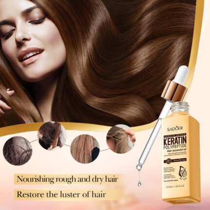 SADOER Keratin Peptide Smoothing & Shiny Hair Oil 30ml