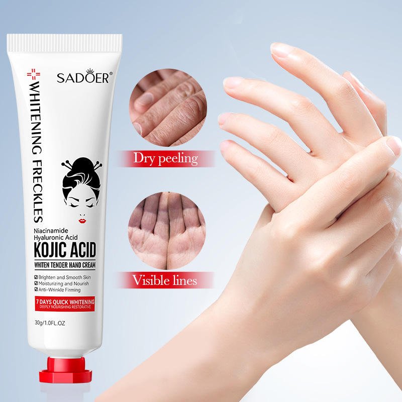 SADOER Kojic Acid Whitening and Nourishing Hand Cream 30g (1)
