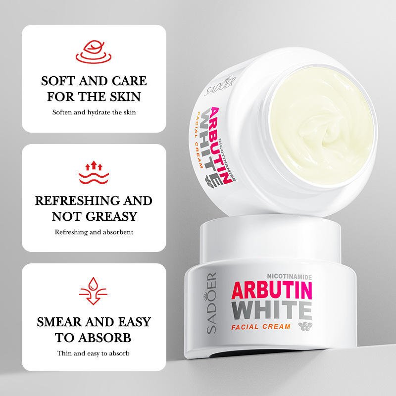 SADOER Niacinamide Arbutin Whitening and Brightening Essence Cream 50g (1)