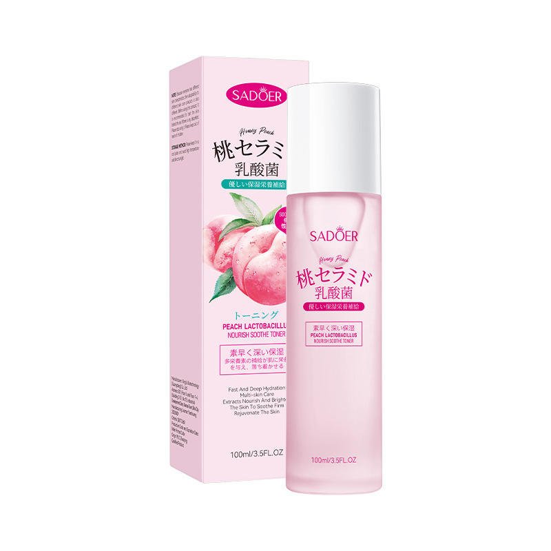 SADOER Peach Probiotic Nourishing and Soothing Toner 100ml (5)