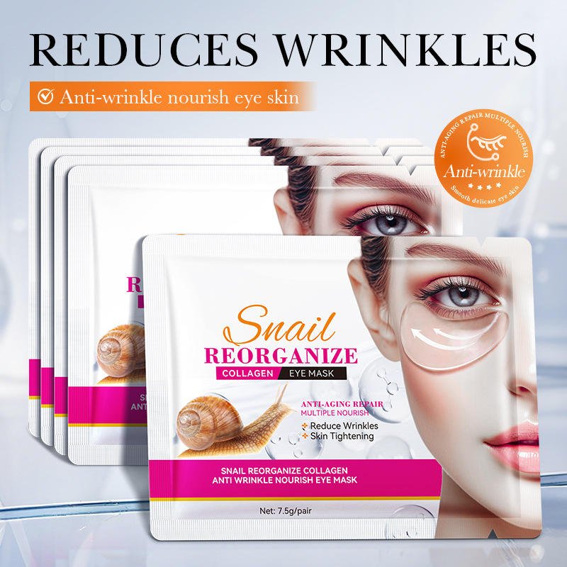 SADOER Snail Recombinant Collagen Anti-Wrinkle Nourishing Eye Mask 7 (2)