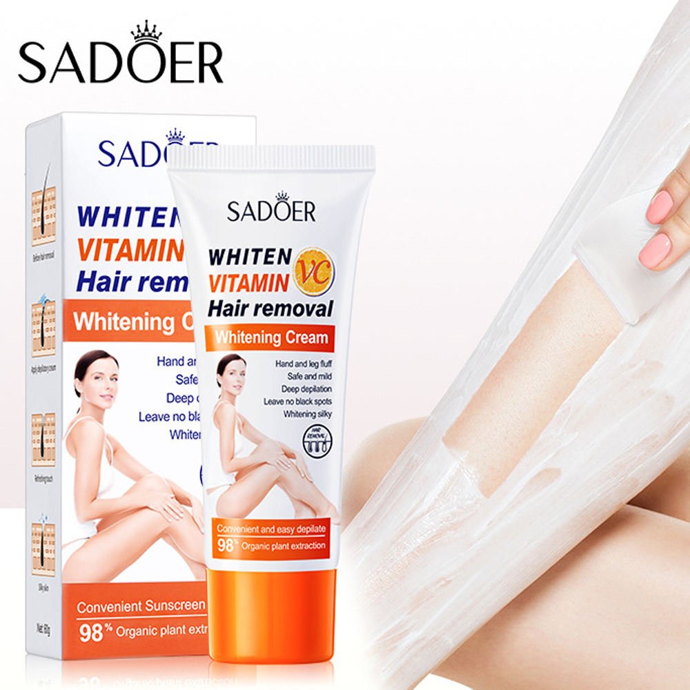 SADOER Vitamin C Hair Removal and Whitening Cream 60g (1)